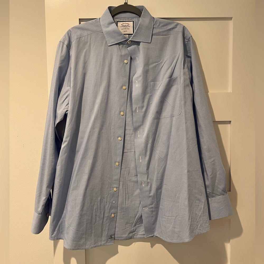 Mens shirt- Charles Tyrwhitt slim fit 16/34”